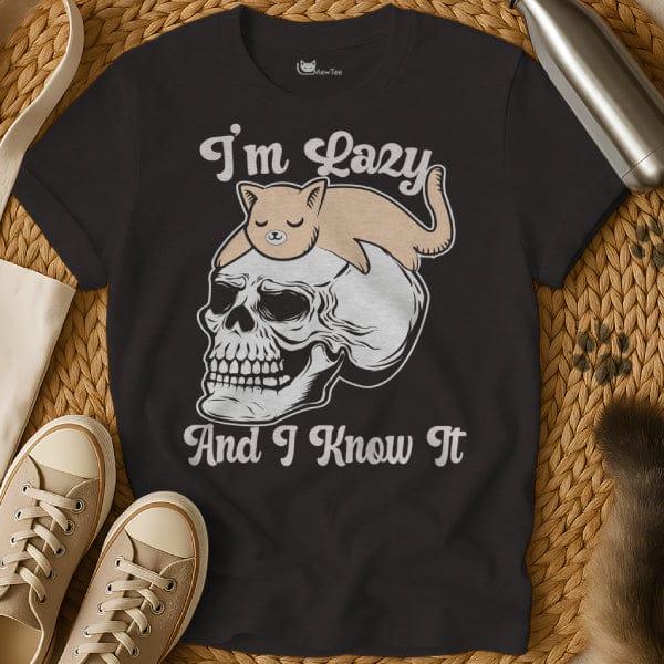 MewTee Black / S Lazy Shirt | Cat Tee