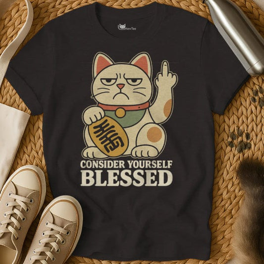 MewTee Black / S Maneki Neko Shirt | Cat Tee