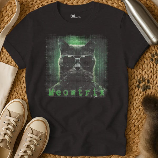MewTee Black / S Matrix T Shirt | Cat Tee