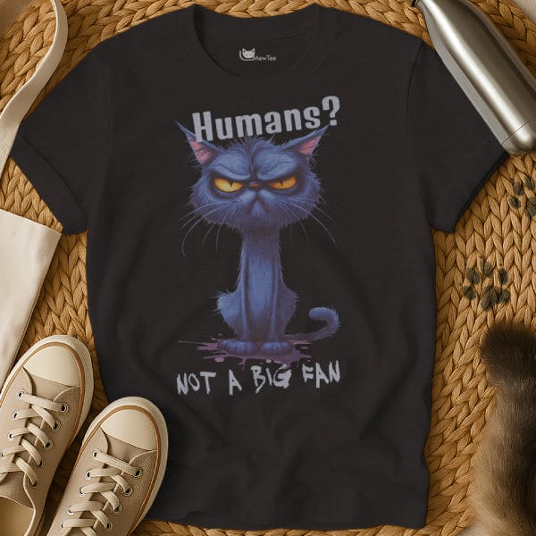 MewTee Black / S Not A Big Fan | Cat Tee