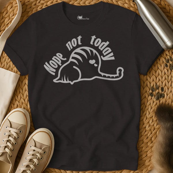 MewTee Black / S Not Today Shirt | Cat Tee