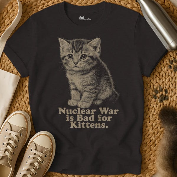 MewTee Black / S Nuclear War Kitten Shirt