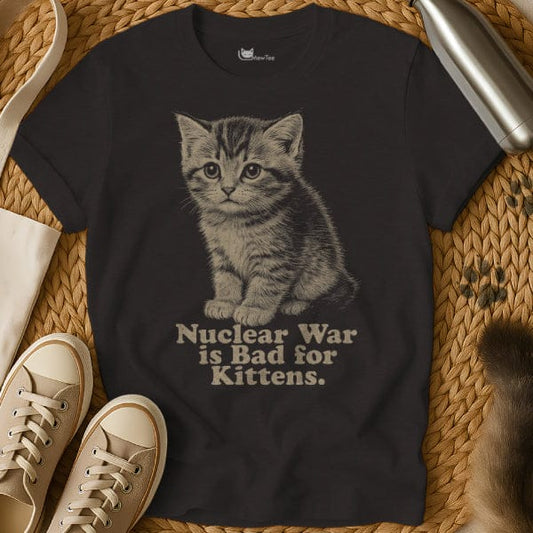 MewTee Black / S Nuclear War Kitten Shirt