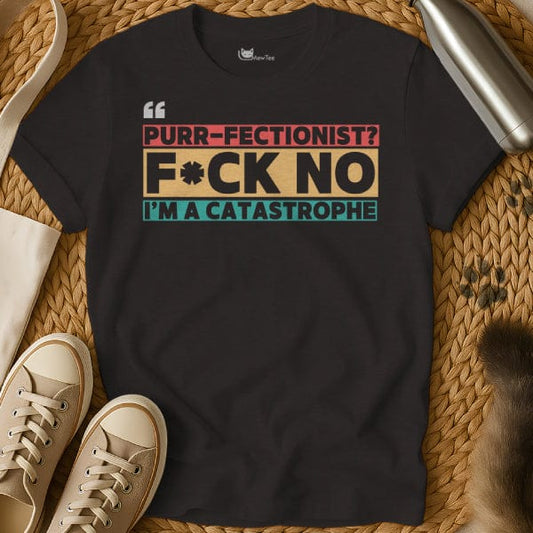 MewTee Black / S Perfection Shirt | Cat Tee