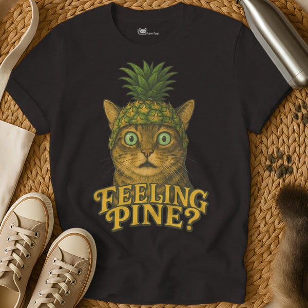 MewTee Black / S Pineapple T Shirt | Cat Tee
