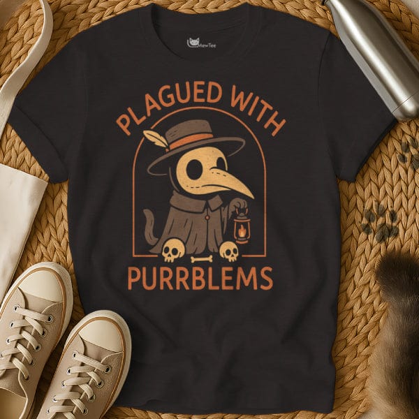 MewTee Black / S Plague Doctor T Shirt | Cat Tee