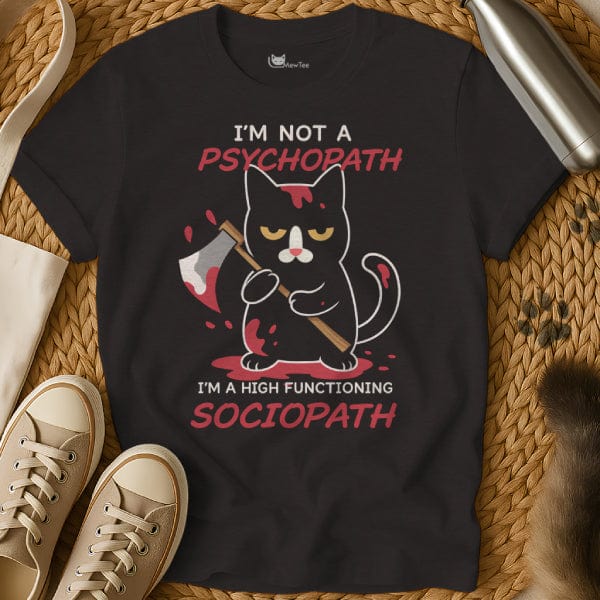MewTee Black / S Psychopath Shirt