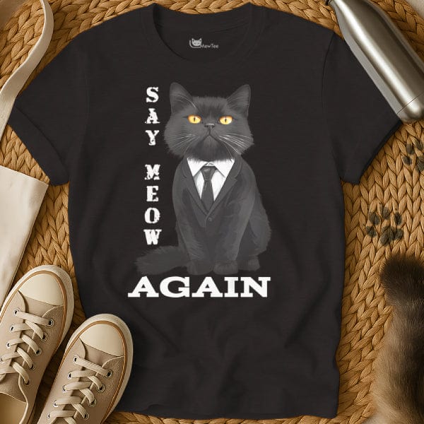MewTee Black / S Pulp Fiction Shirt | Cat Tee