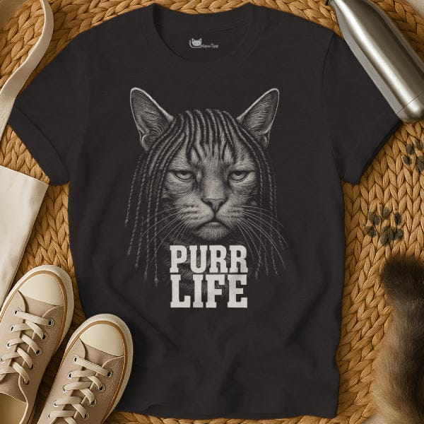 MewTee Black / S Purr Life Shirt