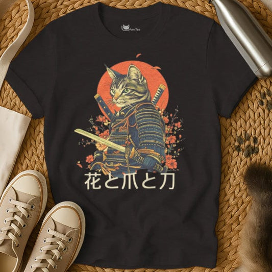 MewTee Black / S Samurai Cat Shirt | Cat Tee