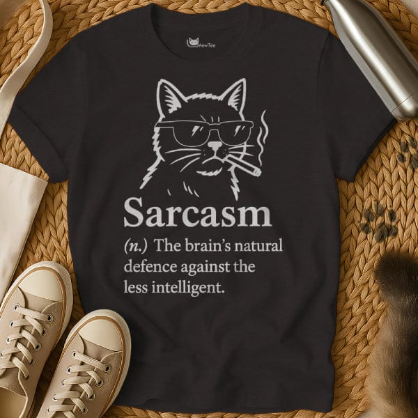 MewTee Black / S Sarcasm Shirt | Cat Tee