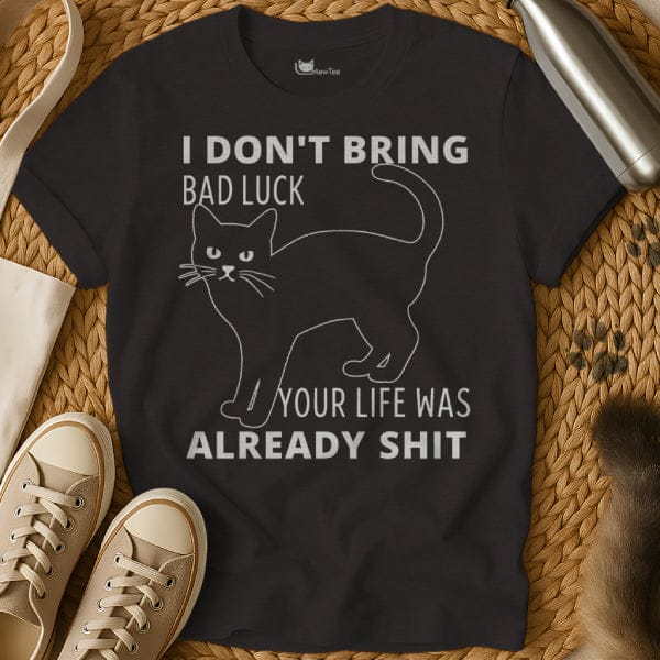 MewTee Black / S Sarcastic Black Cat Tee