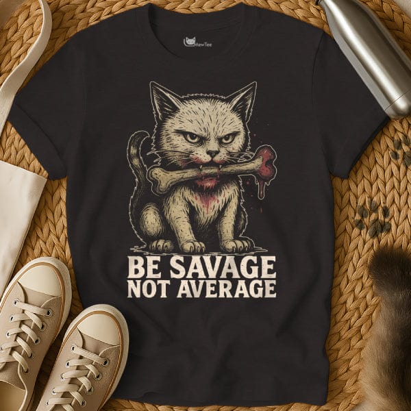 MewTee Black / S Savage Shirt | Cat Tee
