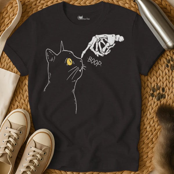 MewTee Black / S Skeleton Shirt | Cat Tee