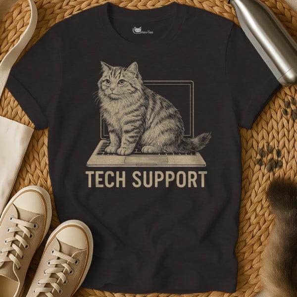 MewTee Black / S Tech Support Shirt