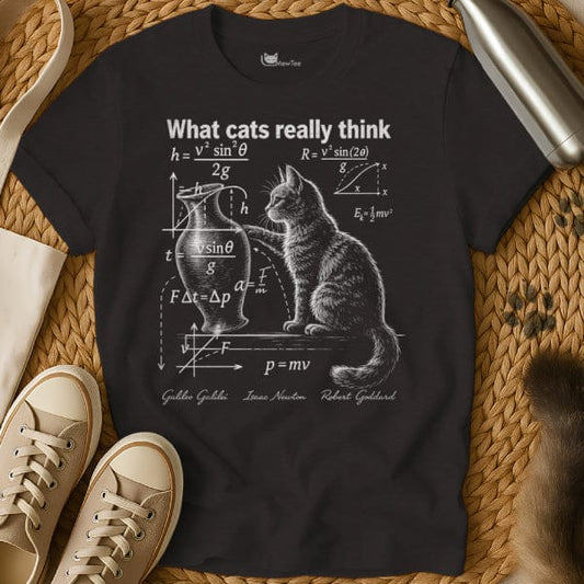 MewTee Black / S Thinking Cat Meme Tee