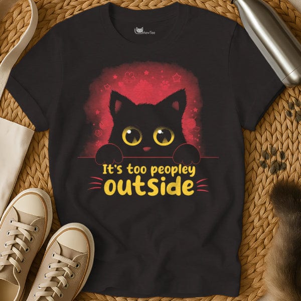 MewTee Black / S Too Peopley Meme Shirt