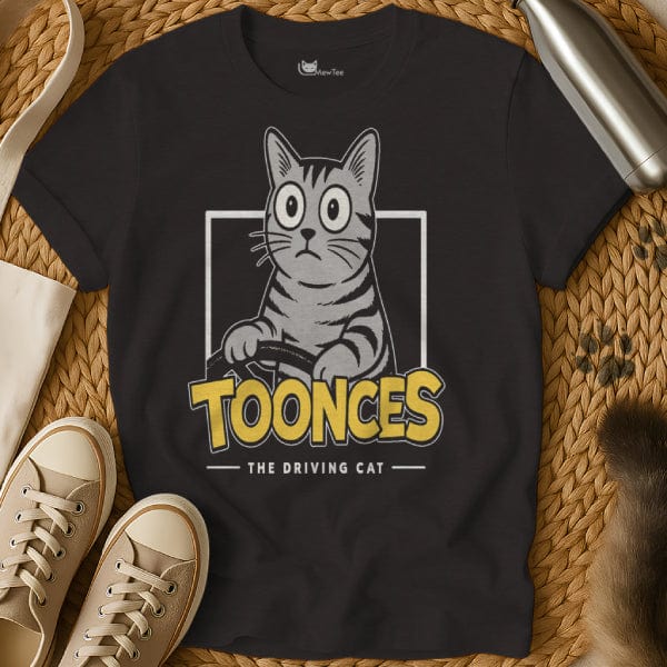 MewTee Black / S Toonces the Driving Cat Tee