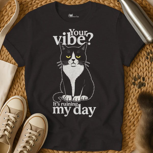MewTee Black / S Vibe T Shirt | Cat Tee