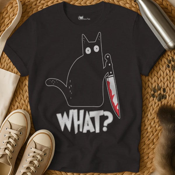 MewTee Black / S What T-Shirt | Cat Tee