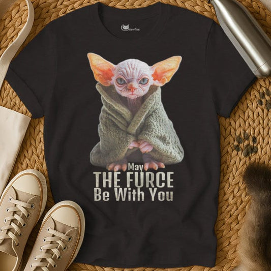 MewTee Black / S Yoda T Shirt | Cat Tee