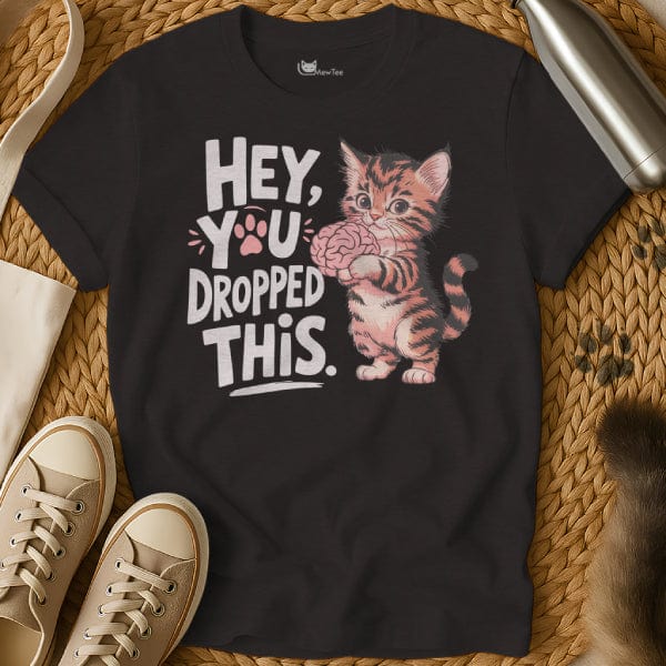 MewTee Black / S You Dropped This Shirt | Cat Tee