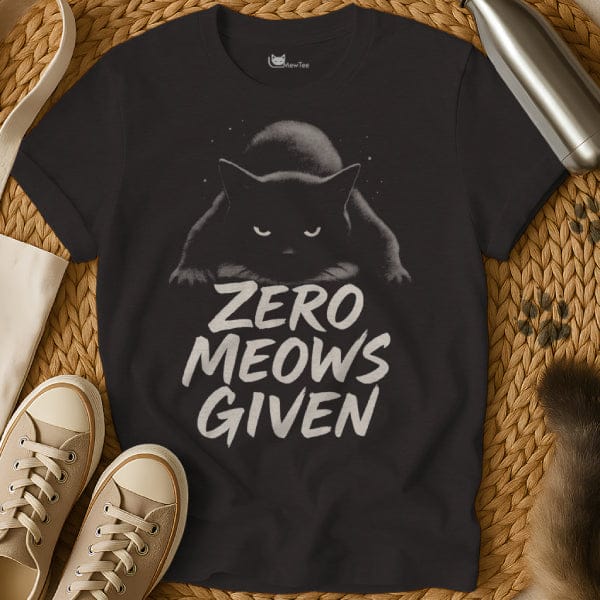 MewTee Black / S Zero Fluffs Given Shirt