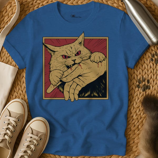 MewTee Blue / S Bite Shirt | Cat Tee
