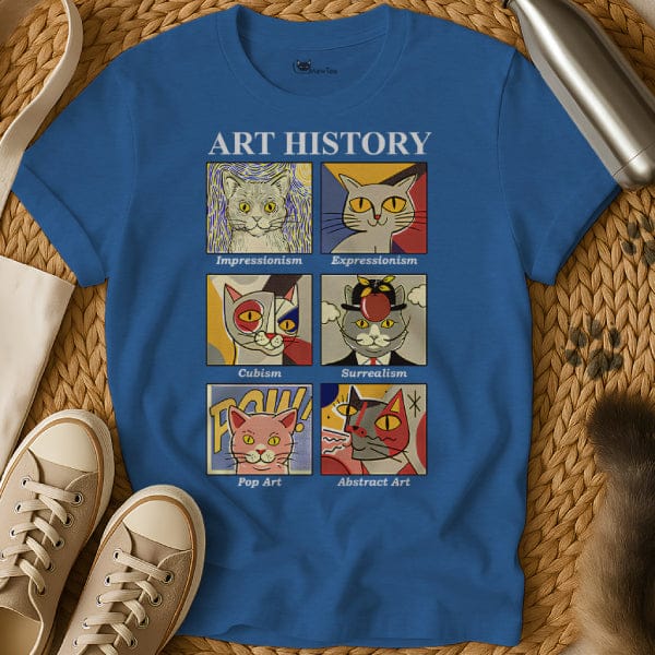 MewTee Blue / S Cat Art Shirt