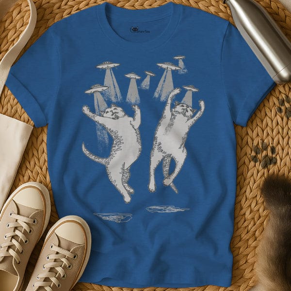 MewTee Blue / S Cat UFO Shirt