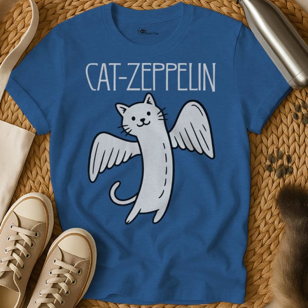 MewTee Blue / S Cat Zeppelin T Shirt