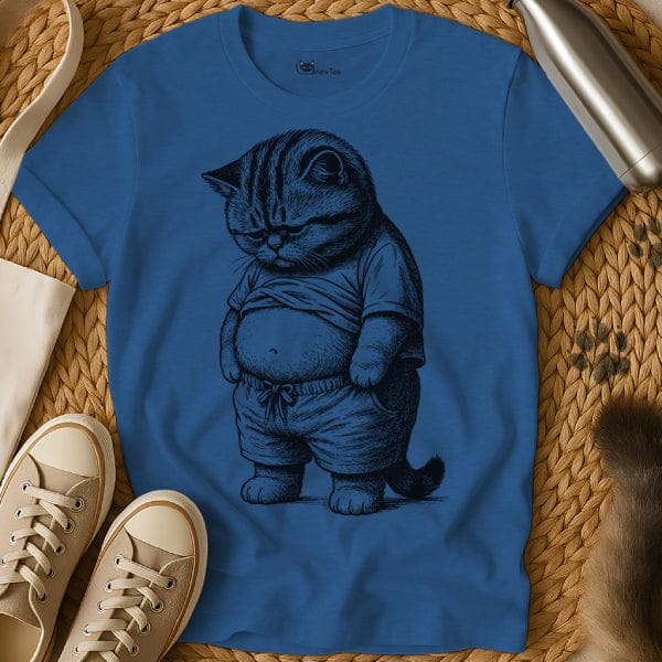 MewTee Blue / S Chubby Cat Shirt
