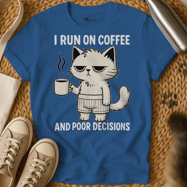 MewTee Blue / S Coffee Shirt | Cat Tee