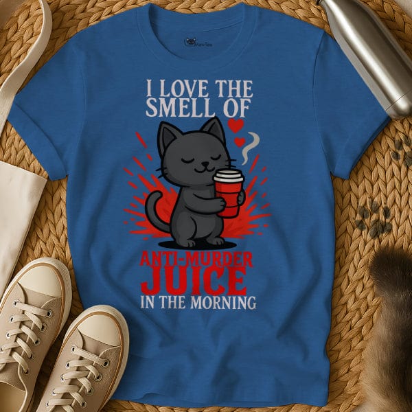 MewTee Blue / S Coffee T Shirt | Cat Tee