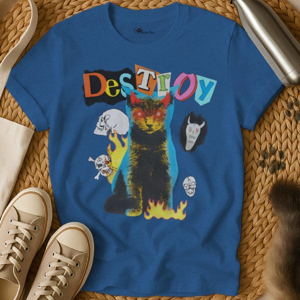 MewTee Blue / S Destroy Shirt