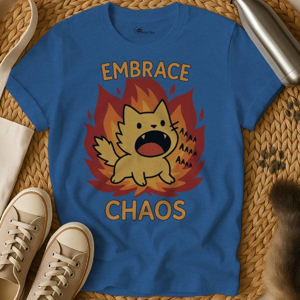MewTee Blue / S Embrace The Chaos Shirt | Cat Tee