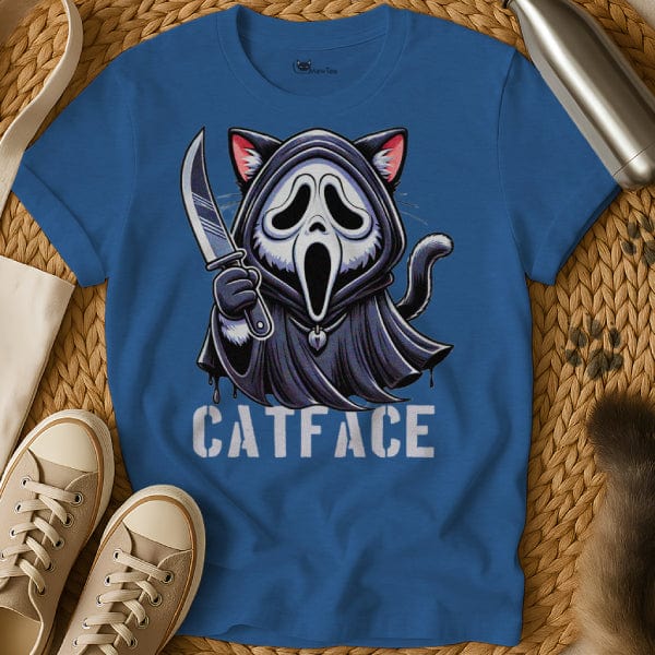 MewTee Blue / S Ghostface Shirt | Cat Tee