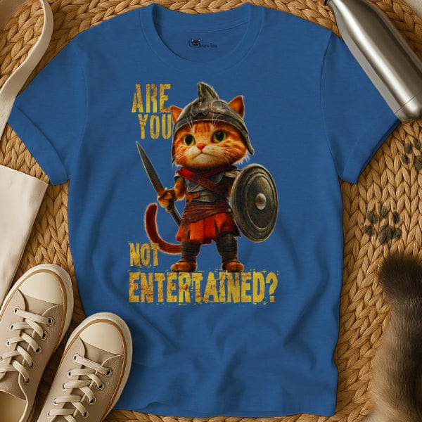 MewTee Blue / S Gladiator T Shirt | Cat Tee