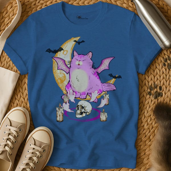 MewTee Blue / S Goth Cat Shirt | Cat Tee