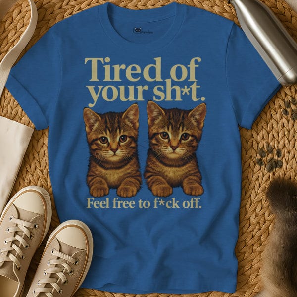 MewTee Blue / S I’m Tired T Shirt