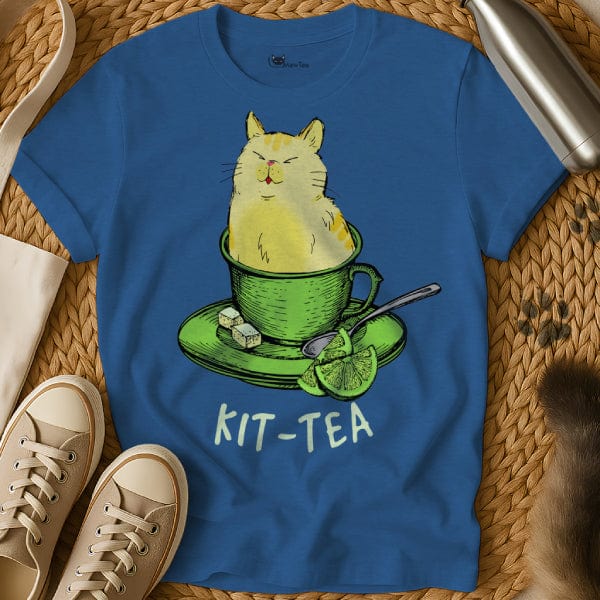MewTee Blue / S Kit Tea Shirt | Cat Tee