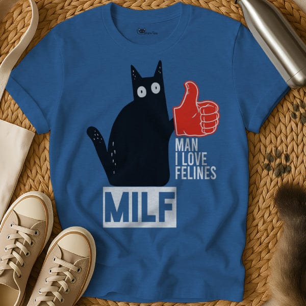 MewTee Blue / S MILF Shirt | Cat Tee