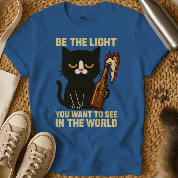 MewTee Blue / S Molotov Cocktail Shirt