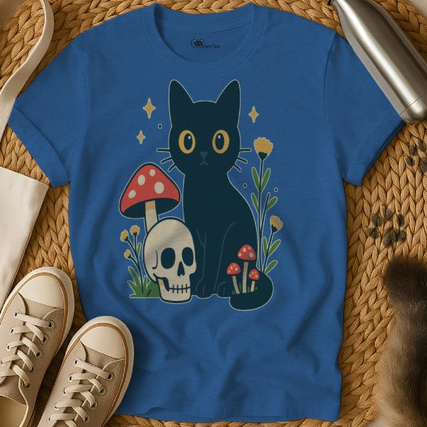 MewTee Blue / S Mushroom Shirt | Cat Tee