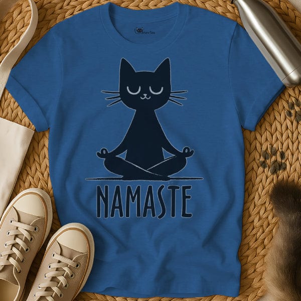 MewTee Blue / S Namaste T-Shirt | Cat Tee