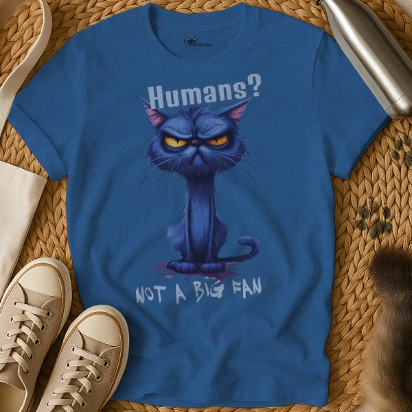MewTee Blue / S Not A Big Fan | Cat Tee