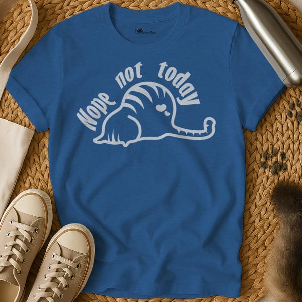 MewTee Blue / S Not Today Shirt | Cat Tee