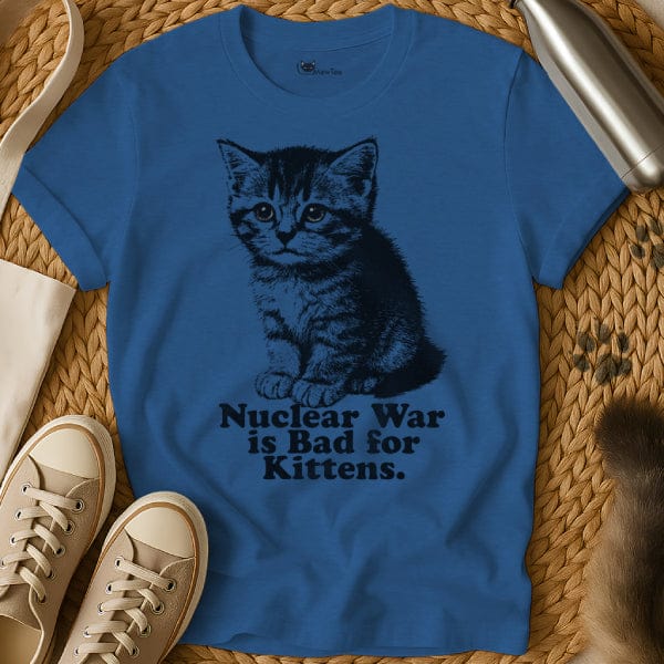 MewTee Blue / S Nuclear War Kitten Shirt