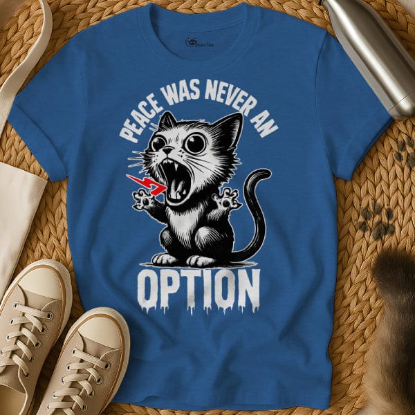 MewTee Blue / S Peace Was Never an Option Tee