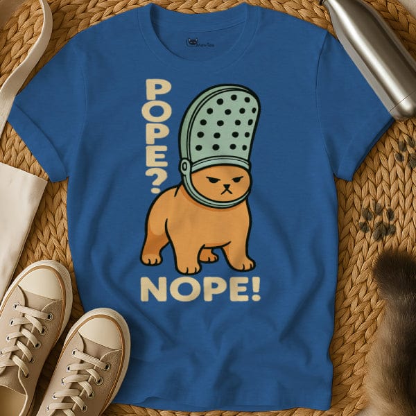 MewTee Blue / S Pope Shirt | Cat Tee